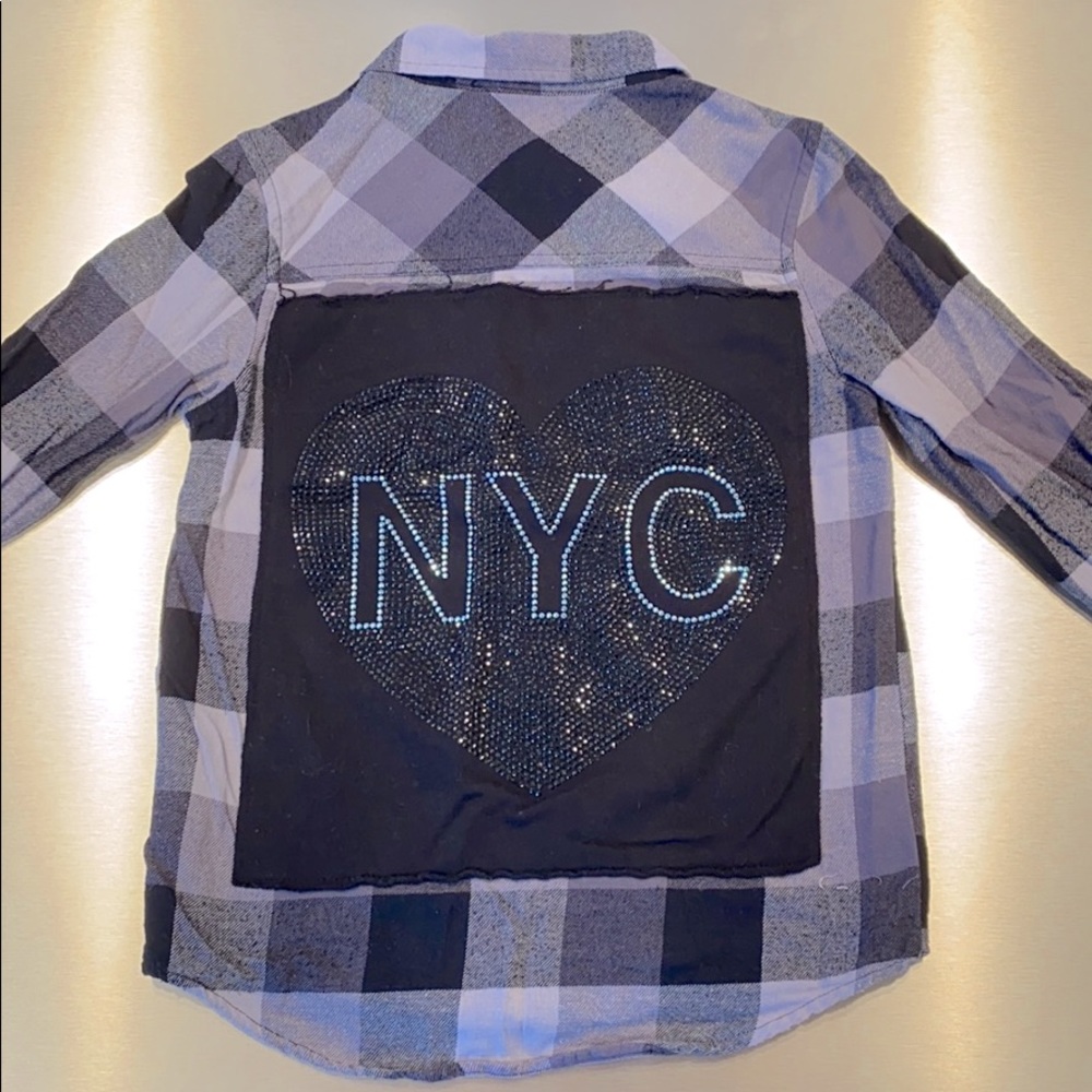 Butter Flannel NYC Button-up for Girls (Medium)